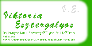 viktoria esztergalyos business card